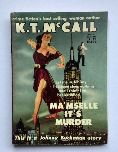 1957 MAMSELLE ITS MURDER Australian pulp fiction